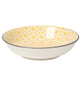 Danica Yellow Diamonds Dipping Bowl