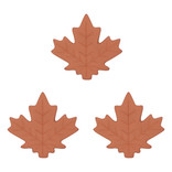 Danica Maple Leaf Terracotta Sugar Saver