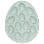 Danica Devilled Egg Tray, Robin Blue