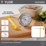 Taylor Taylor Extra Large 1 3/4" Dial Instant Read Thermometer with Anti-Microbial