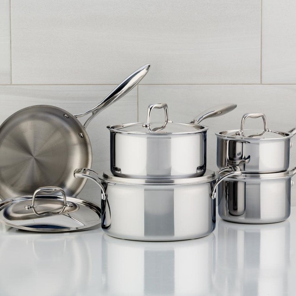 Meyer Meyer Supersteel Stainless Steel Clad Cookware, 10 pc. Set