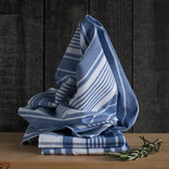 Danica Jumbo Royal Blue Dishtowels Set of 3