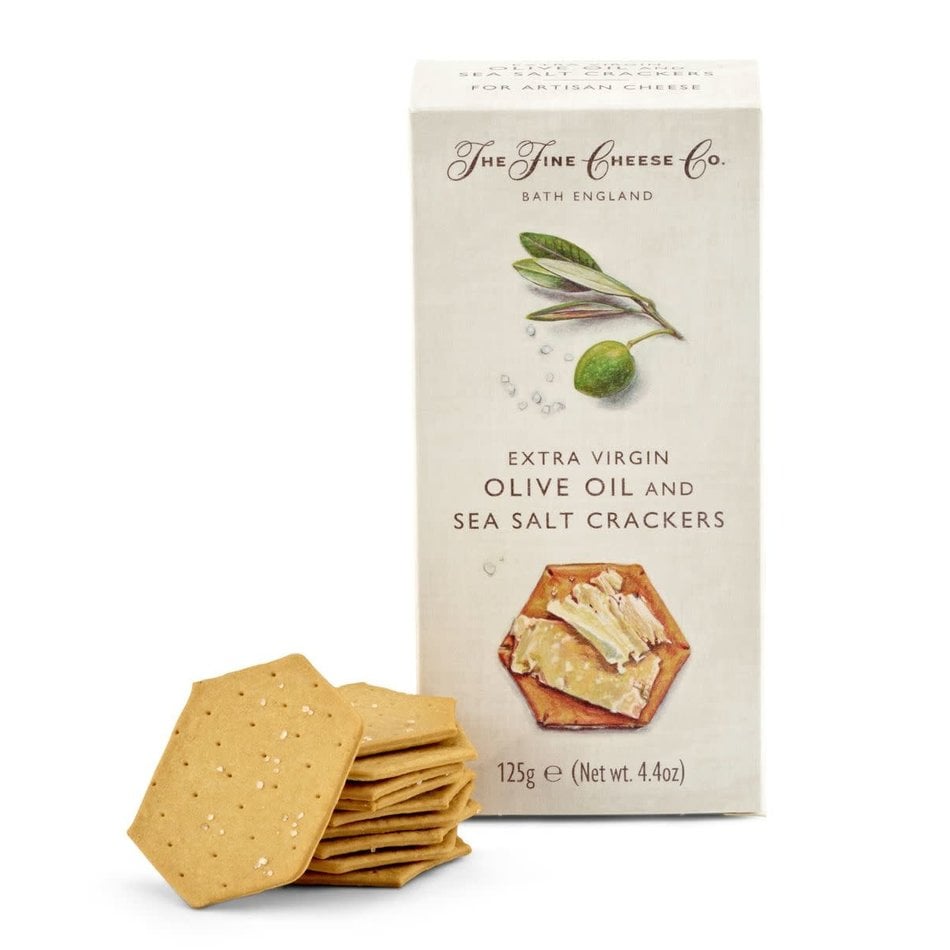 Fine Cheese Co. Extra Virgin Olive Oil & Sea Salt Crackers, 125g
