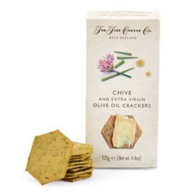 Fine Cheese Co, Chive & Extra Virgin Olive Oil Crackers, 125g