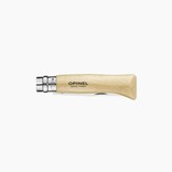 Opinel Tradition No. 8 Stainless Pocket Knife, Beechwood