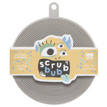 Scrub Bub Fog Gray Silicon Scrubber