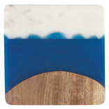 Danica Heirloom Skyline Azure Coasters, set of 4