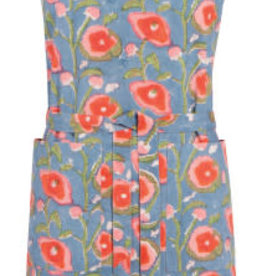 Danica Poppy Block Print Apron
