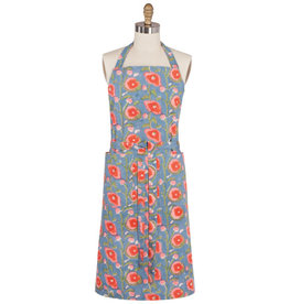 Danica Poppy Block Print Apron