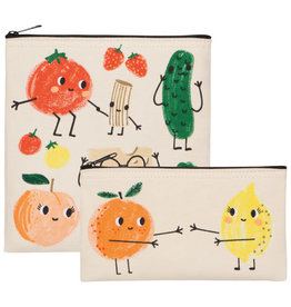 Danica Snack Bag Funny Food, set of 2