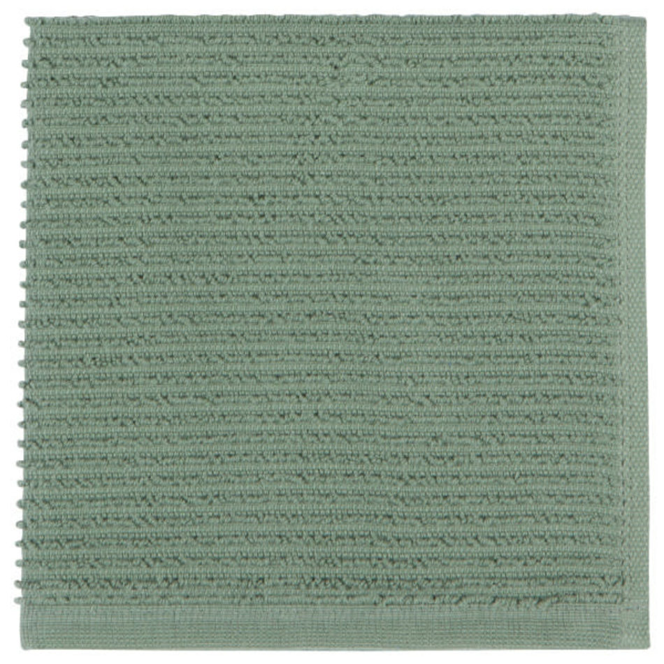 Now Designs Ripple Dishcloth, set of 2, Elm Green