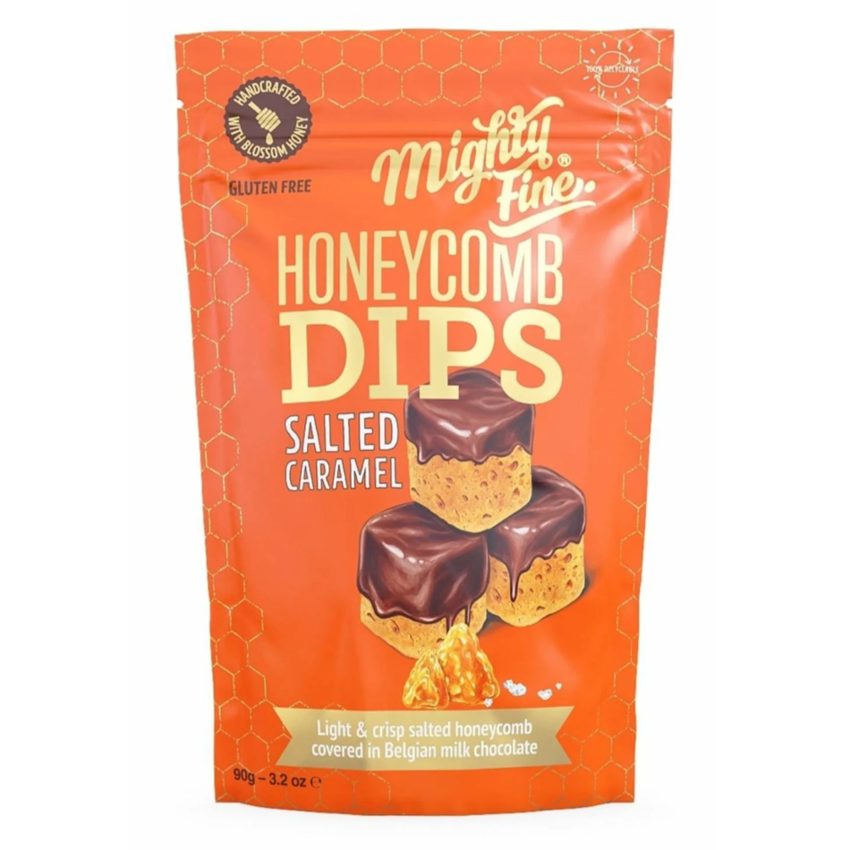 Mighty Fine Salted Caramel Honeycomb Dips, 90g
