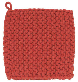 Now Designs Heirloom Knit Potholder, Clay