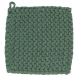 Now Designs Heirloom Knit Potholder, Jade