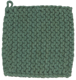 Now Designs Heirloom Knit Potholder, Jade