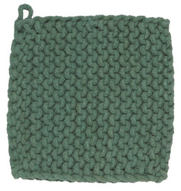 Now Designs Heirloom Knit Potholder, Jade