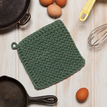 Now Designs Heirloom Knit Potholder, Jade