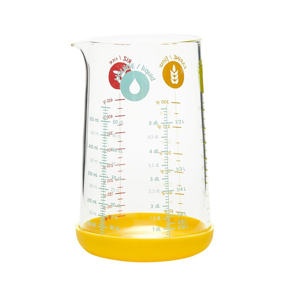 Pebbly Measuring Jug 500ml/17oz, Yellow