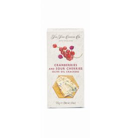 The Fine Cheese Co. Fine Cheese Co. Cranberry, Sour Cherry and Extra Virgin Olive Oil Crackers, 125g