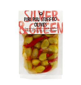 Silver & Green Silver & Green Piri Piri Stuffed Green Olives, 220g