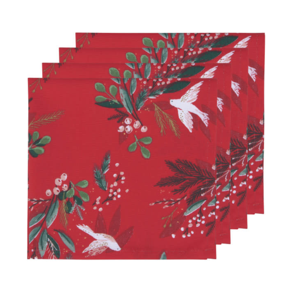 Winterbough Printed Napkins, set of 4