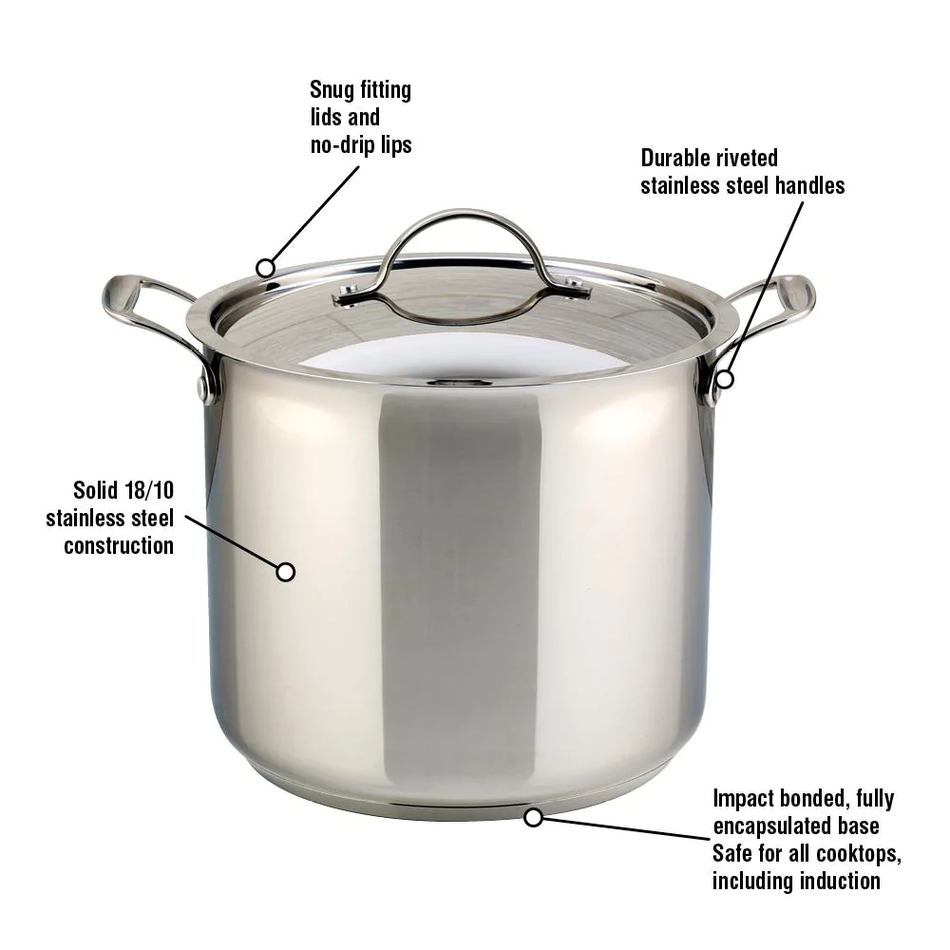 Meyer Confederation Stockpot, 14L