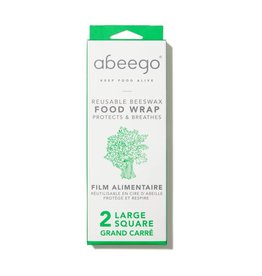 Abeego Abeego Beeswax Food Wrap, 2 Large Squares