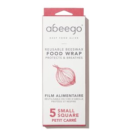 Abeego Abeego Beeswax Food Wrap, 5 Small Squares