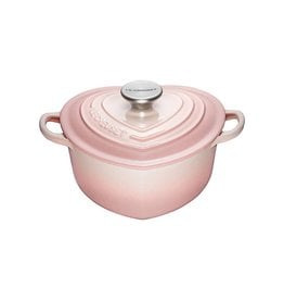 Le Creuset Le Creuset 1.9L Heart Cocotte, Shell Pink