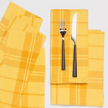 Now Designs Second Spin Yellow Napkins, set of 4