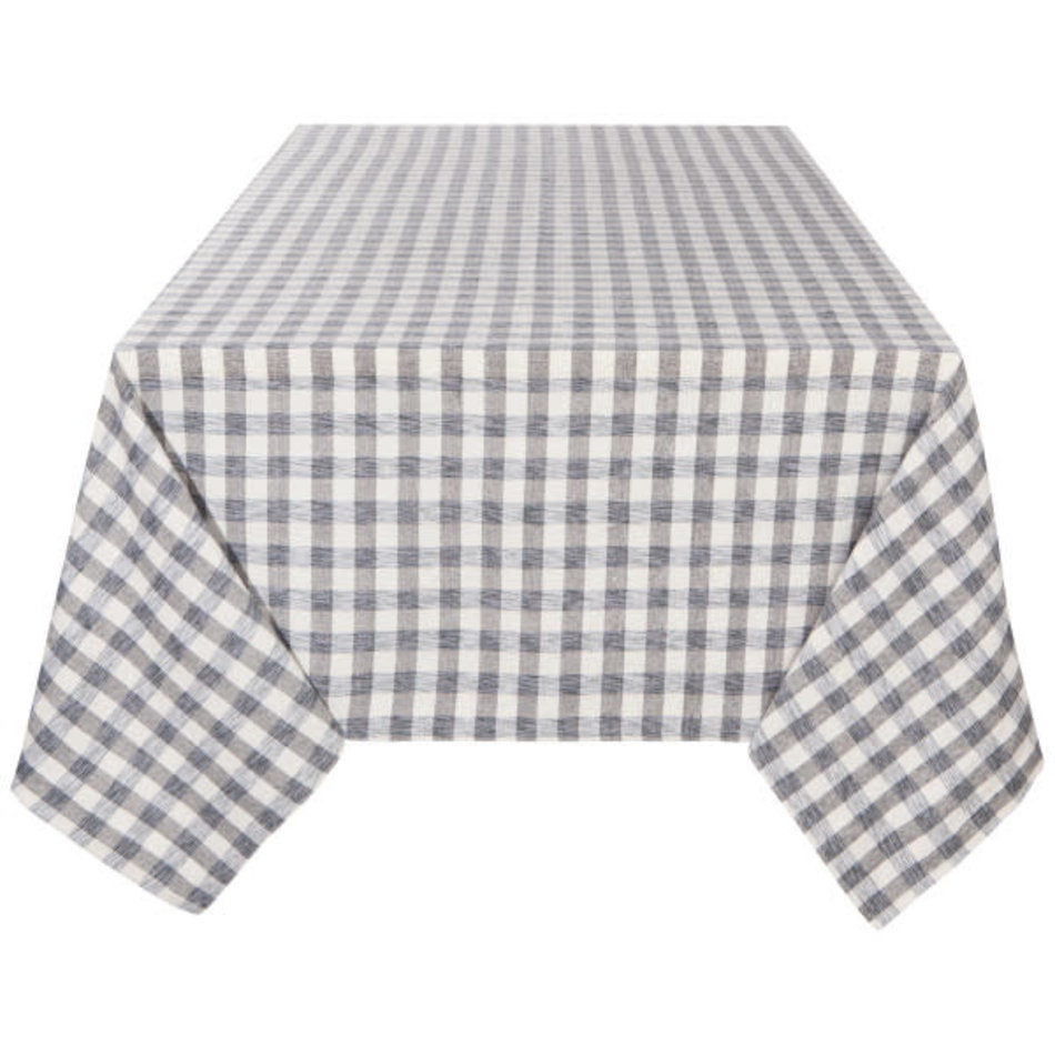 Now Designs Second Spin Tablecloth, Twisted Gray, 60"x90"
