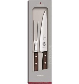 Victorinox Victorinox Rosewood 2-Piece Carving Set with Fork (7½" Carving, 6" Carving Fork)