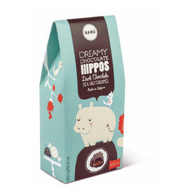 Baru Baru Fleur De Sel Chocolate Hippos, 60g