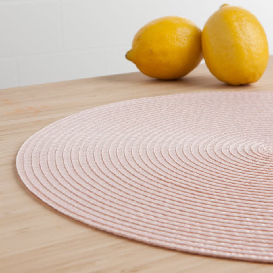 Danica Disko Placemat, Shell Pink