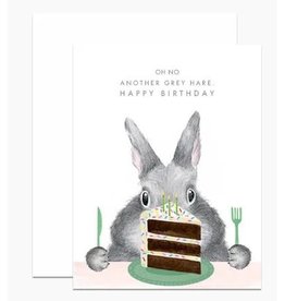 Card, Birthday Another Grey Hare