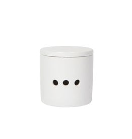 Danica Garlic Keeper, Matte White