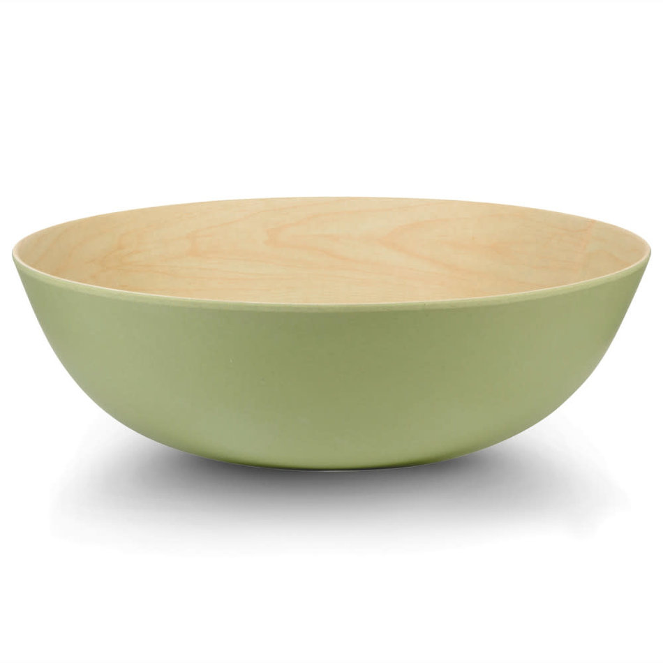 Maple Green Salad Bowl