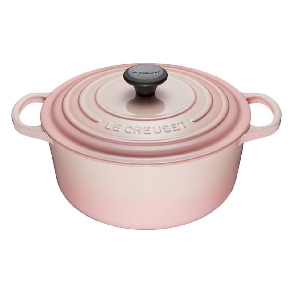 Le Creuset Le Creuset 5.3L/26cm Round French Oven Shell Pink