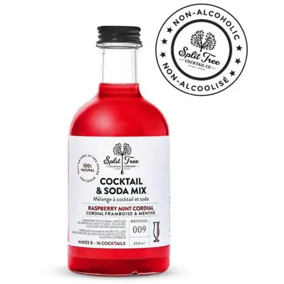 Split Tree Cocktail Co. Split Tree Cocktail Co. Raspberry Mint Cordial, 250ml