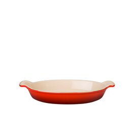 Le Creuset Oval Stoneware Au Gratin Dish, Cherry