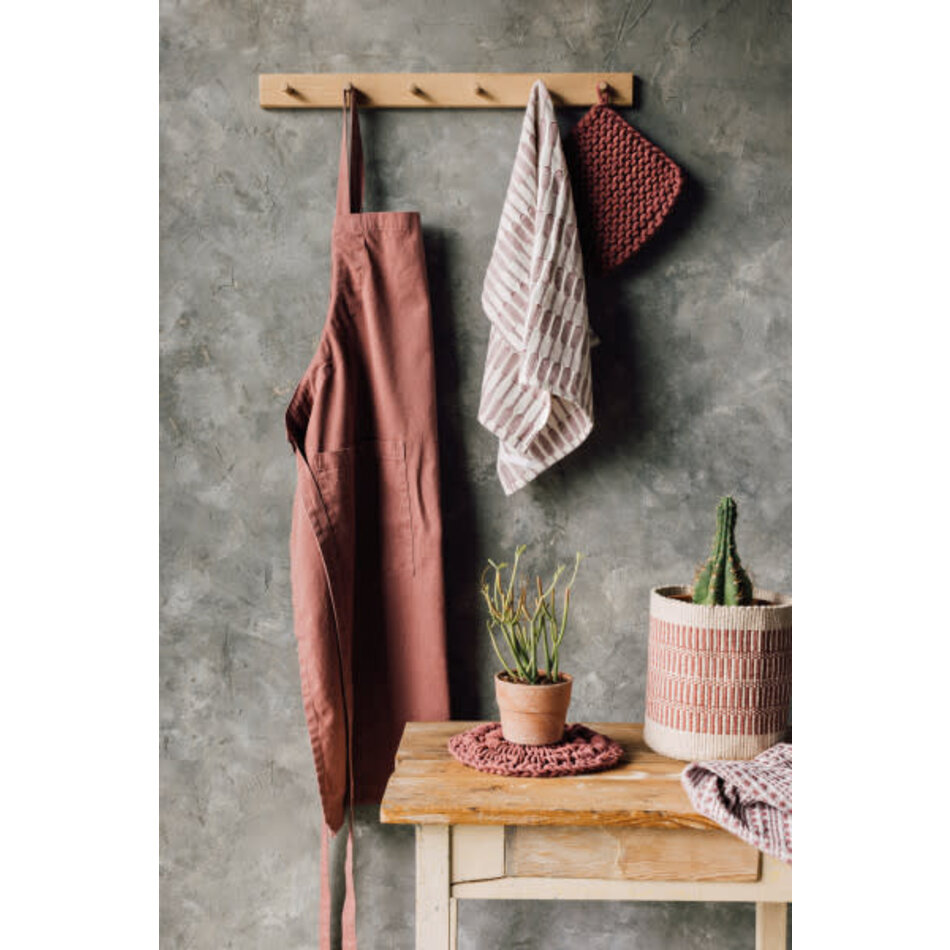 Danica Heirloom Stonewash Apron, Canyon Rose