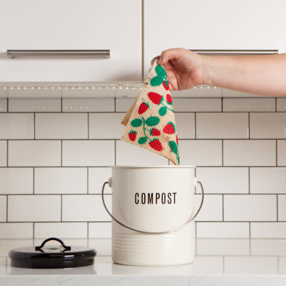 Danica Strawberries Swedish Dishcloth