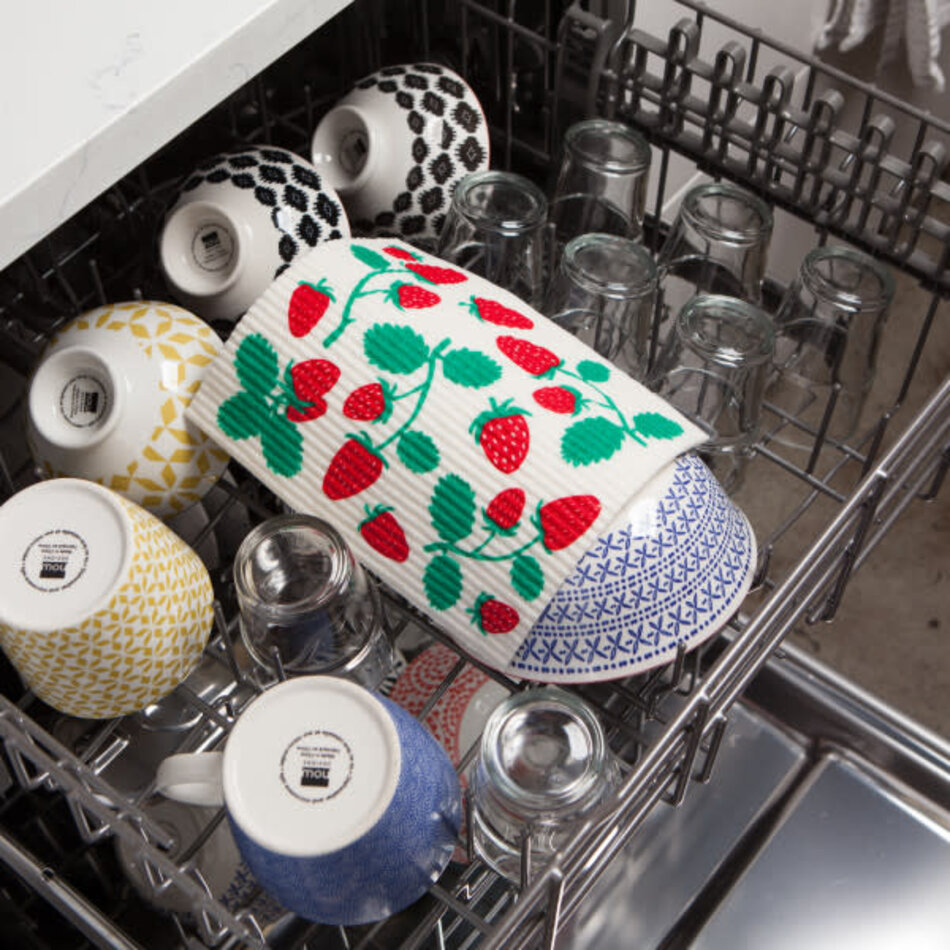 Danica Strawberries Swedish Sponge Cloth