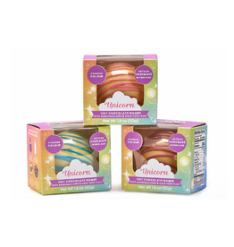 Cocoba Cocoba Unicorn Colour Surprise Hot Chocolate Bombe, 50g Cocoba Cocoba Unicorn Colour Surprise Hot Chocolate Bombe, 50g