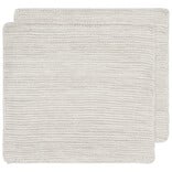 Danica Heirloom Knit Dishcloths, set of 2, Dove Gray