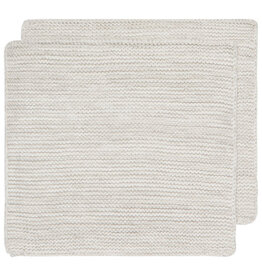 Danica Heirloom Knit Dishcloths, set of 2, Dove Gray