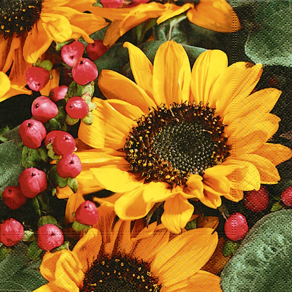 Autumn Greetings Luncheon Napkin, 20 pack