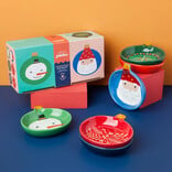 Danica Christmas Charms Shaped Pinch Bowls, Set of 6