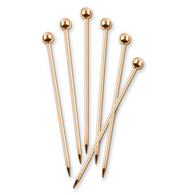 Final Touch Final Touch Cocktail/Martini Picks, set of 6, Copper