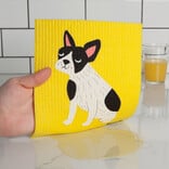 Swedish Dishcloth, Handsome Hound (yellow)
